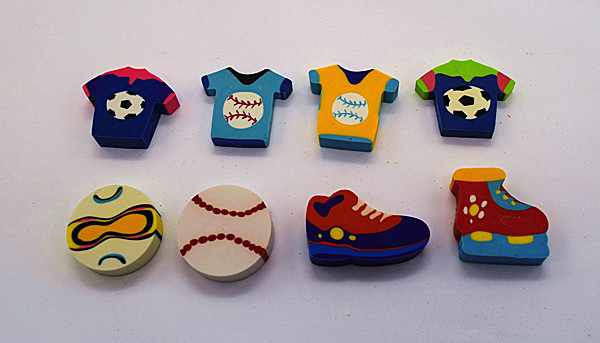 Sports Series Erasers