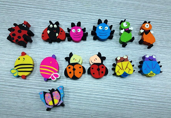 Insect Series Erasers