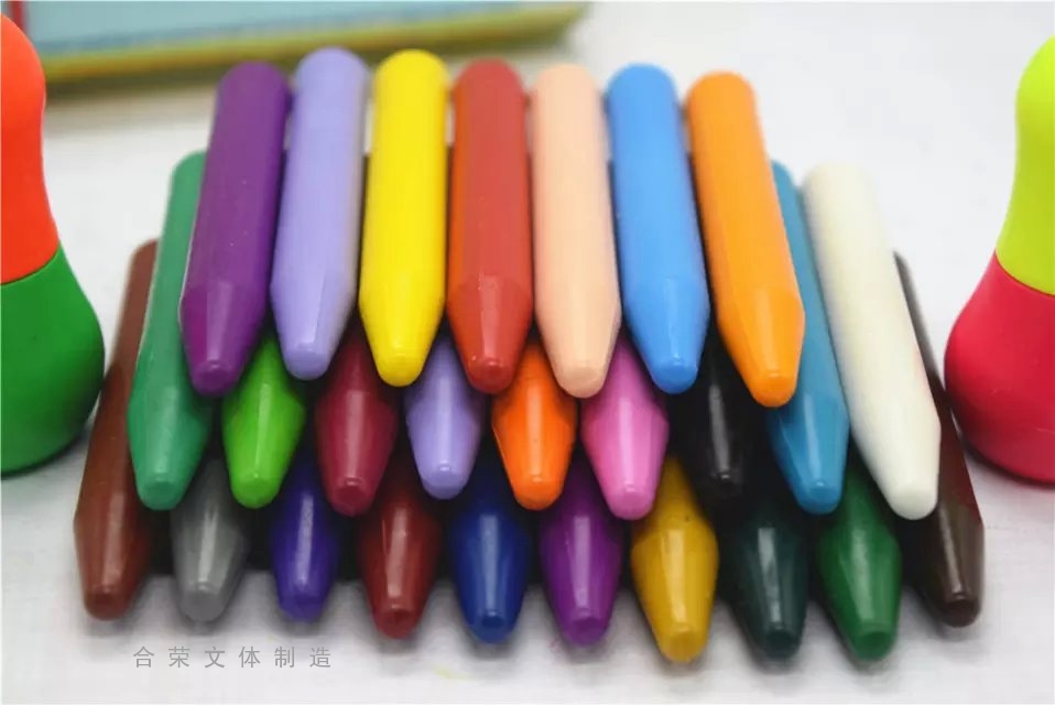 HR-03091不脏手蜡笔12色